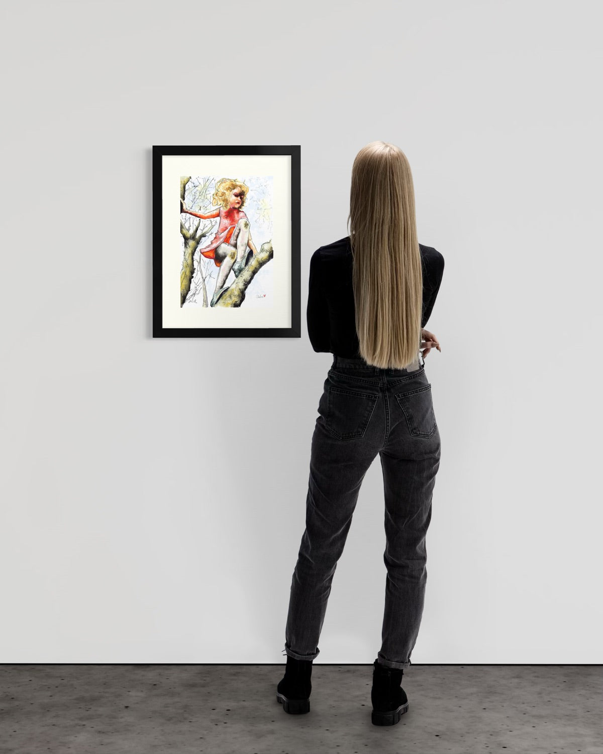 Pretty Dresses & Scuffed Knees - Childhood Memory Illustration Art Print