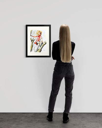 Pretty Dresses & Scuffed Knees - Childhood Memory Illustration Art Print
